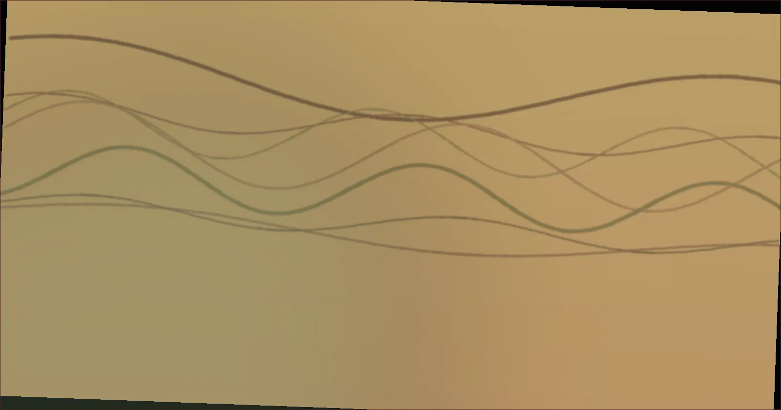Illustration of a traveller discovering a scenic vista