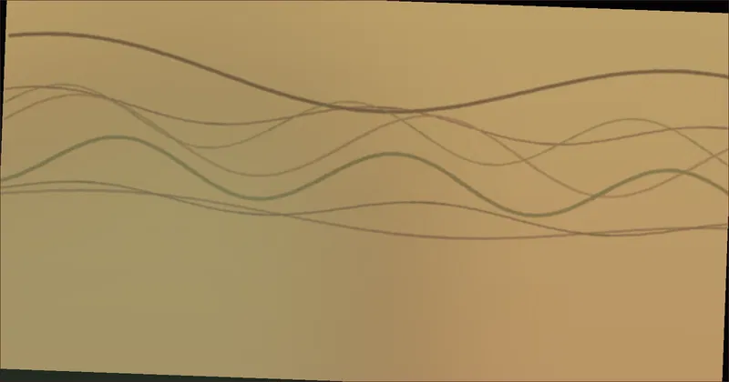 Illustration of a traveller discovering a scenic vista